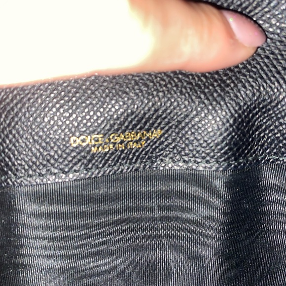 Dolce and Gabbana Leather Envelope Clutch - Picture 6 of 8